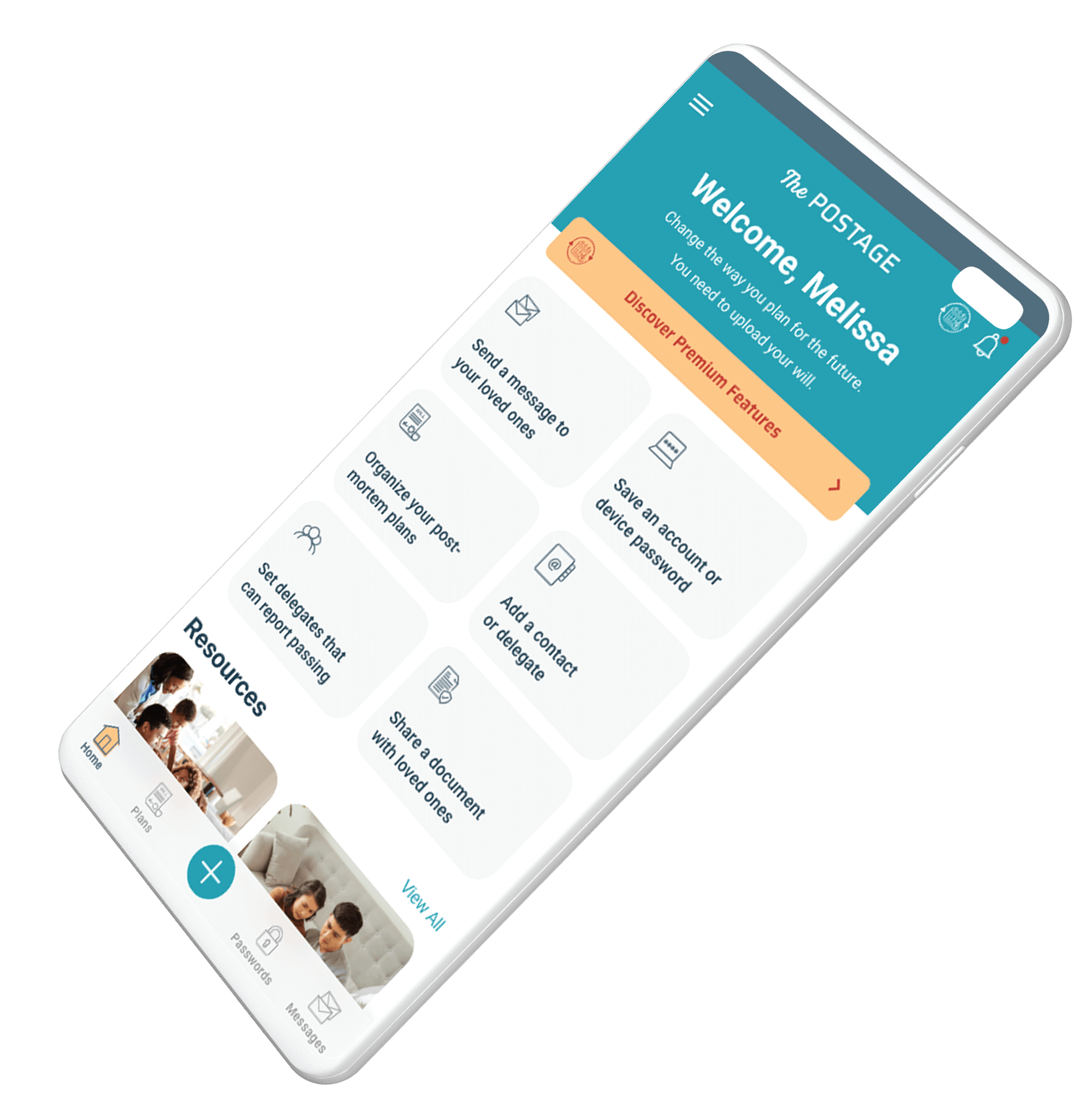 The Postage Mobile App Design